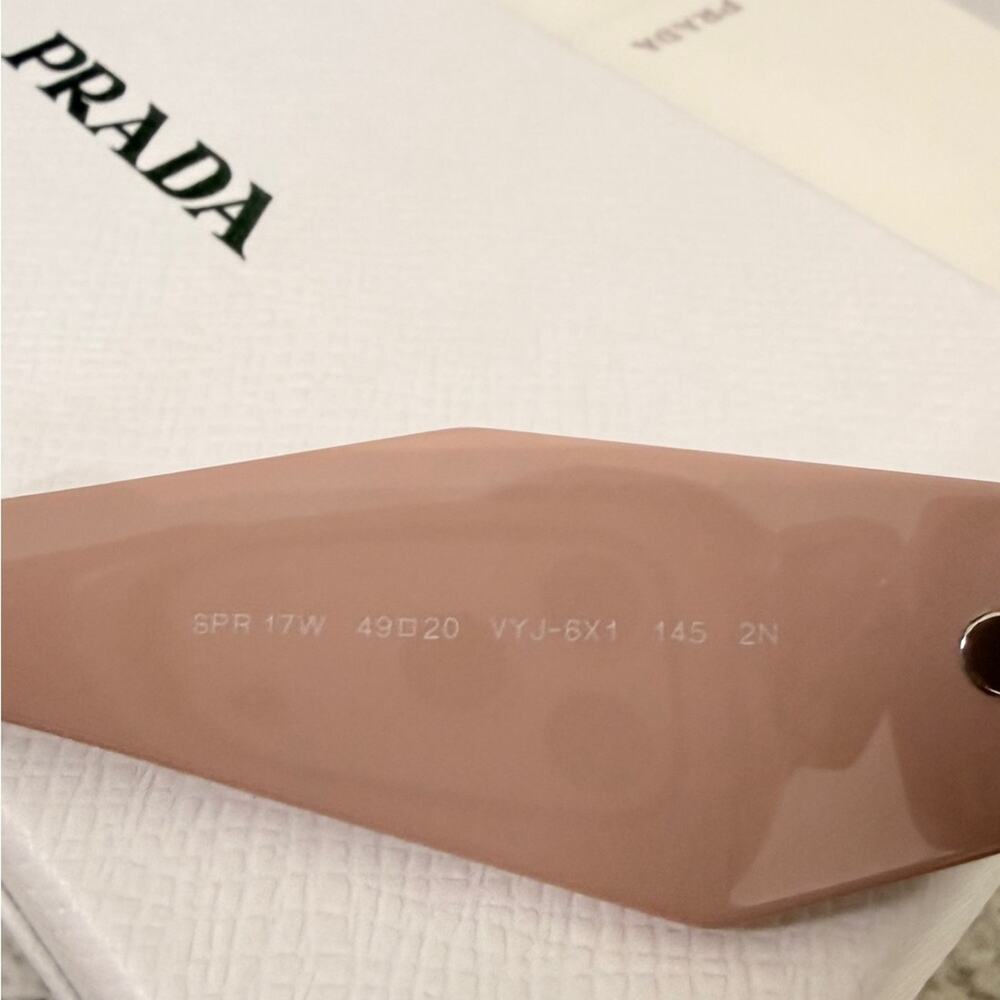 Prada Runway oversize-frame sunglasses Nude new - Picture 7 of 7